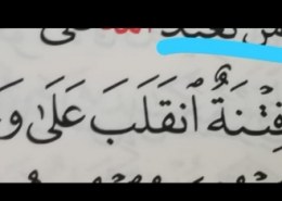 Kako se čita ovaj dio ajeta 11 u suri El Hadž?